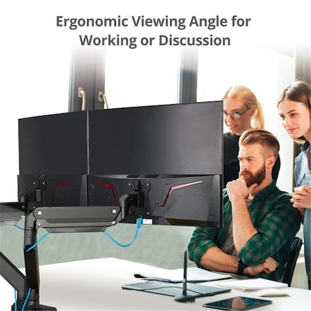 Kd Mueble 17 in. Dual Heavy-Duty Aluminum Gas Spring Desk KD3749998